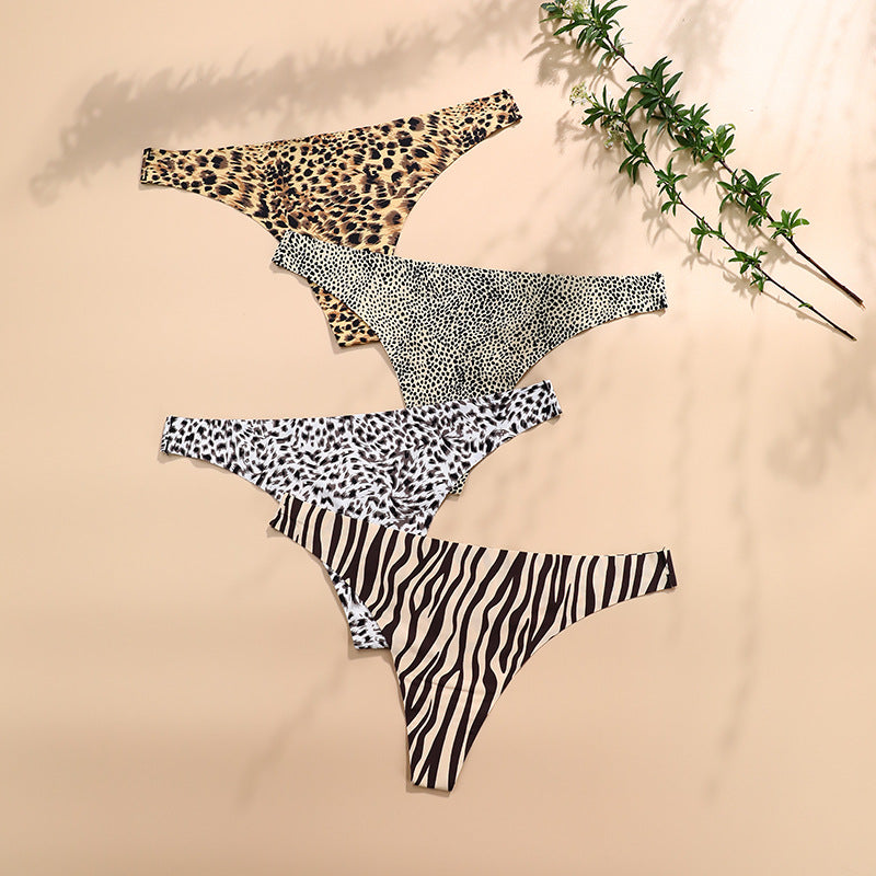 Mid-rise thong with a sexy animal print. Buy 3 and get 1 FREE!