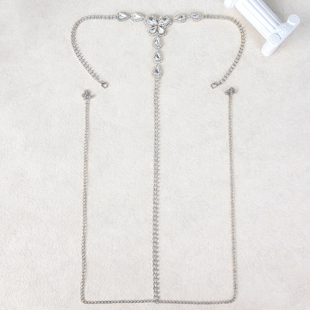 Perizoma Gioiello con Cristalli e Motivo Floreale ADEA