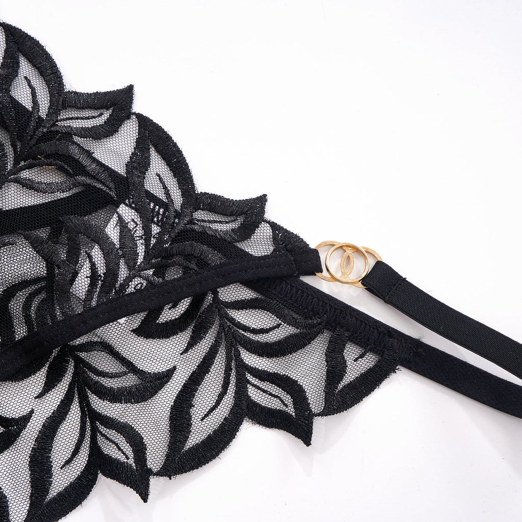 Perizoma in Pizzo Ricamato con Fiori ADEA