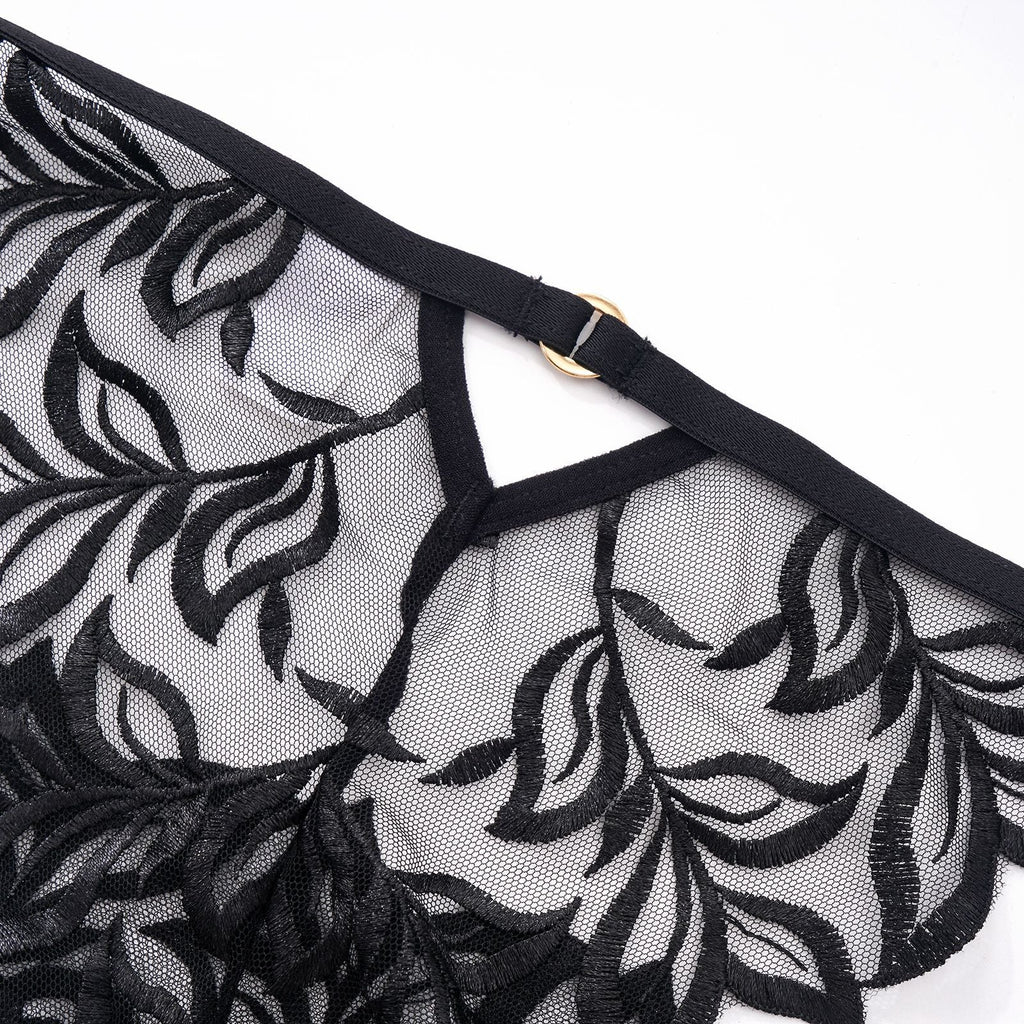 Perizoma in Pizzo Ricamato con Fiori ADEA