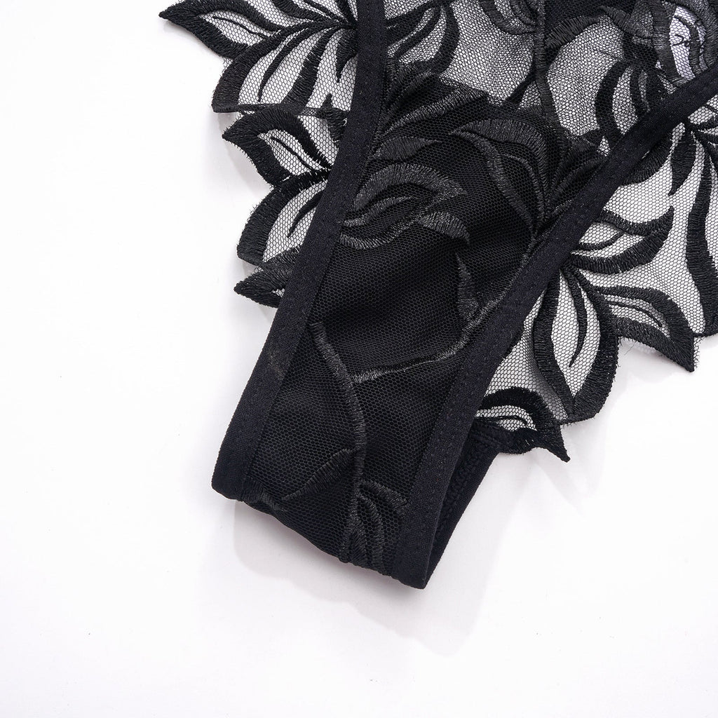 Perizoma in Pizzo Ricamato con Fiori ADEA