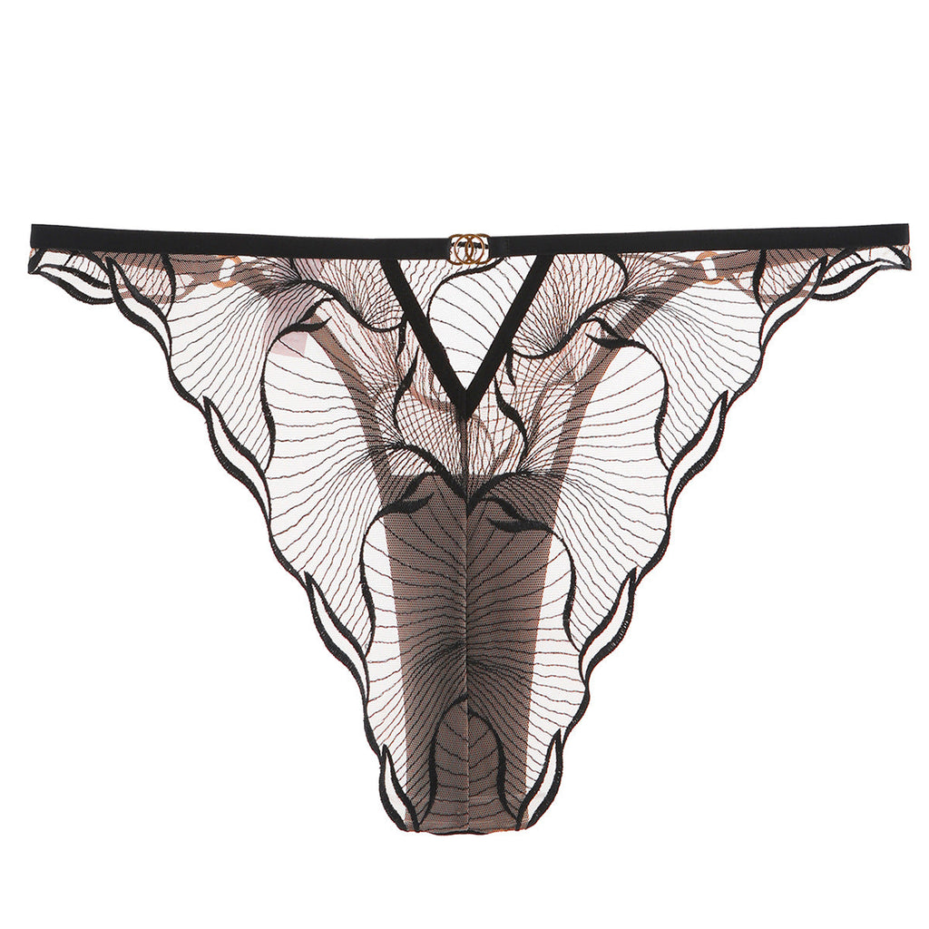 Onde di Velluto – Slip Ricamato in Tulle ADEA