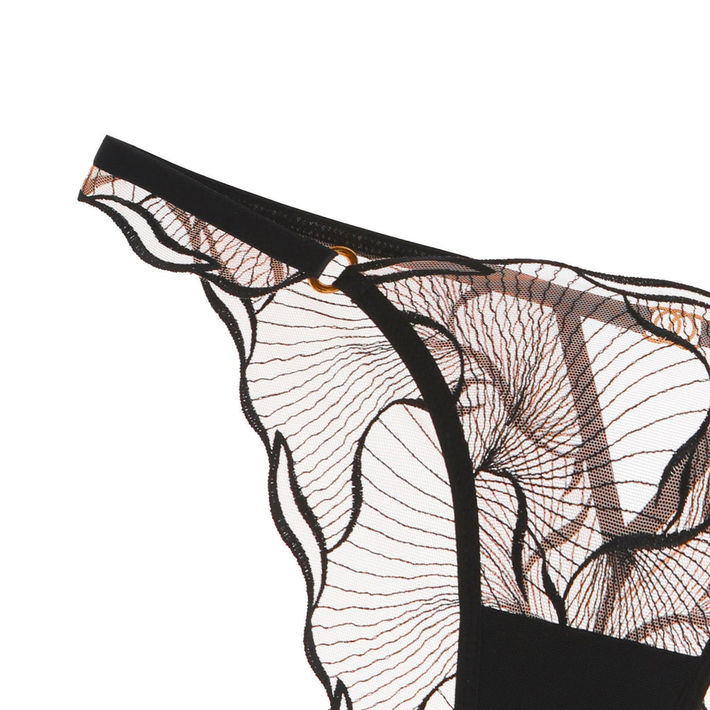 Onde di Velluto – Slip Ricamato in Tulle ADEA