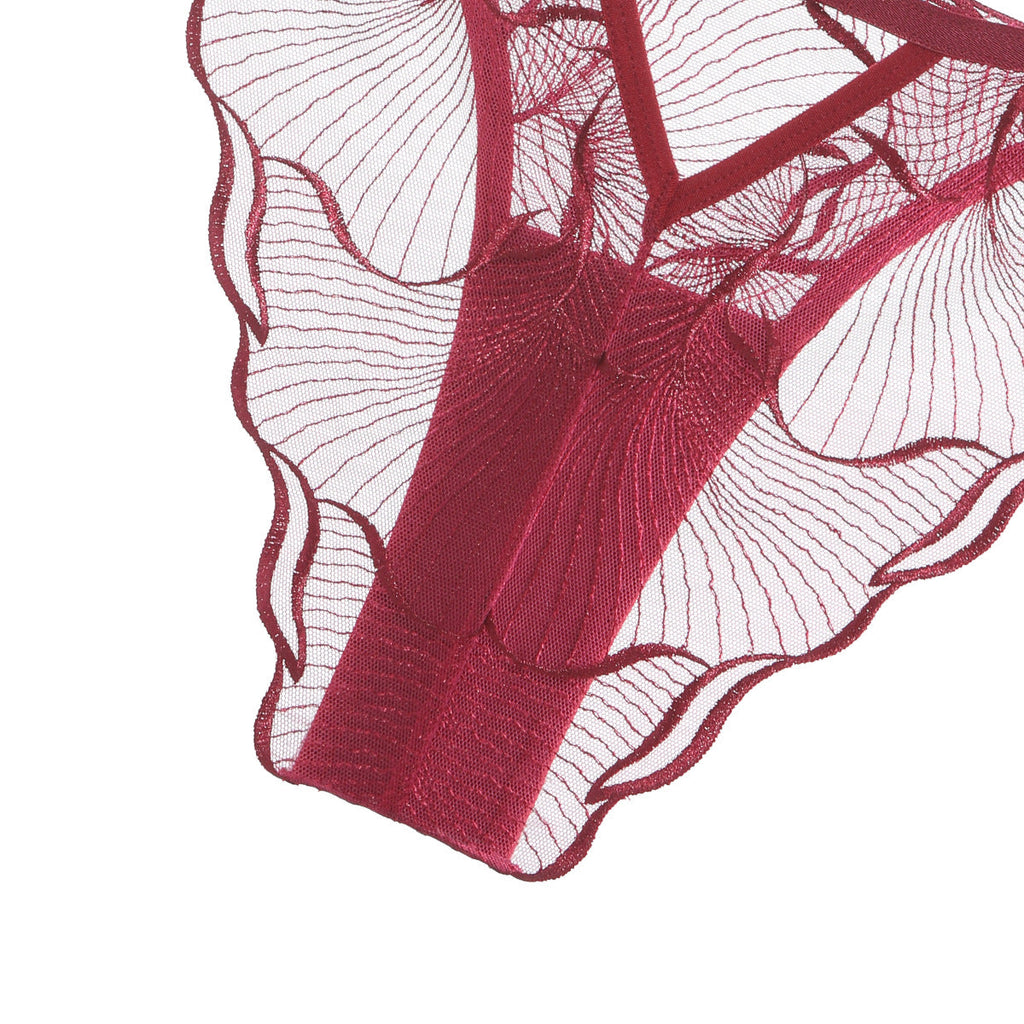 Onde di Velluto – Slip Ricamato in Tulle ADEA