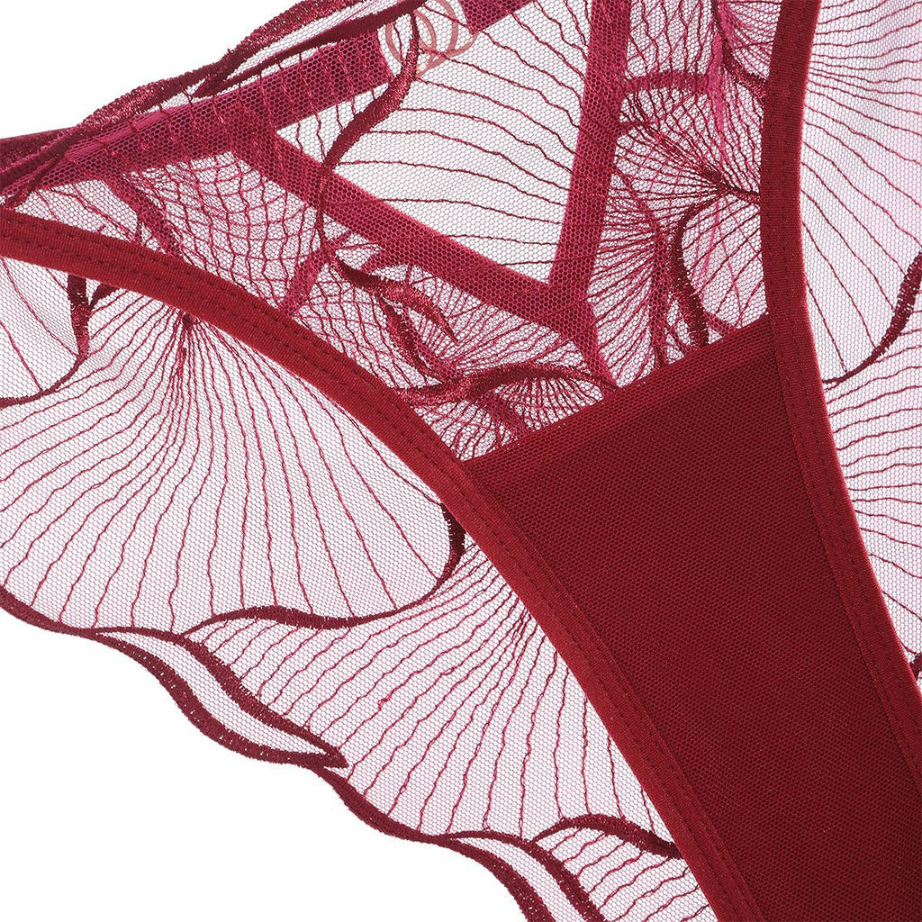 Onde di Velluto – Slip Ricamato in Tulle ADEA