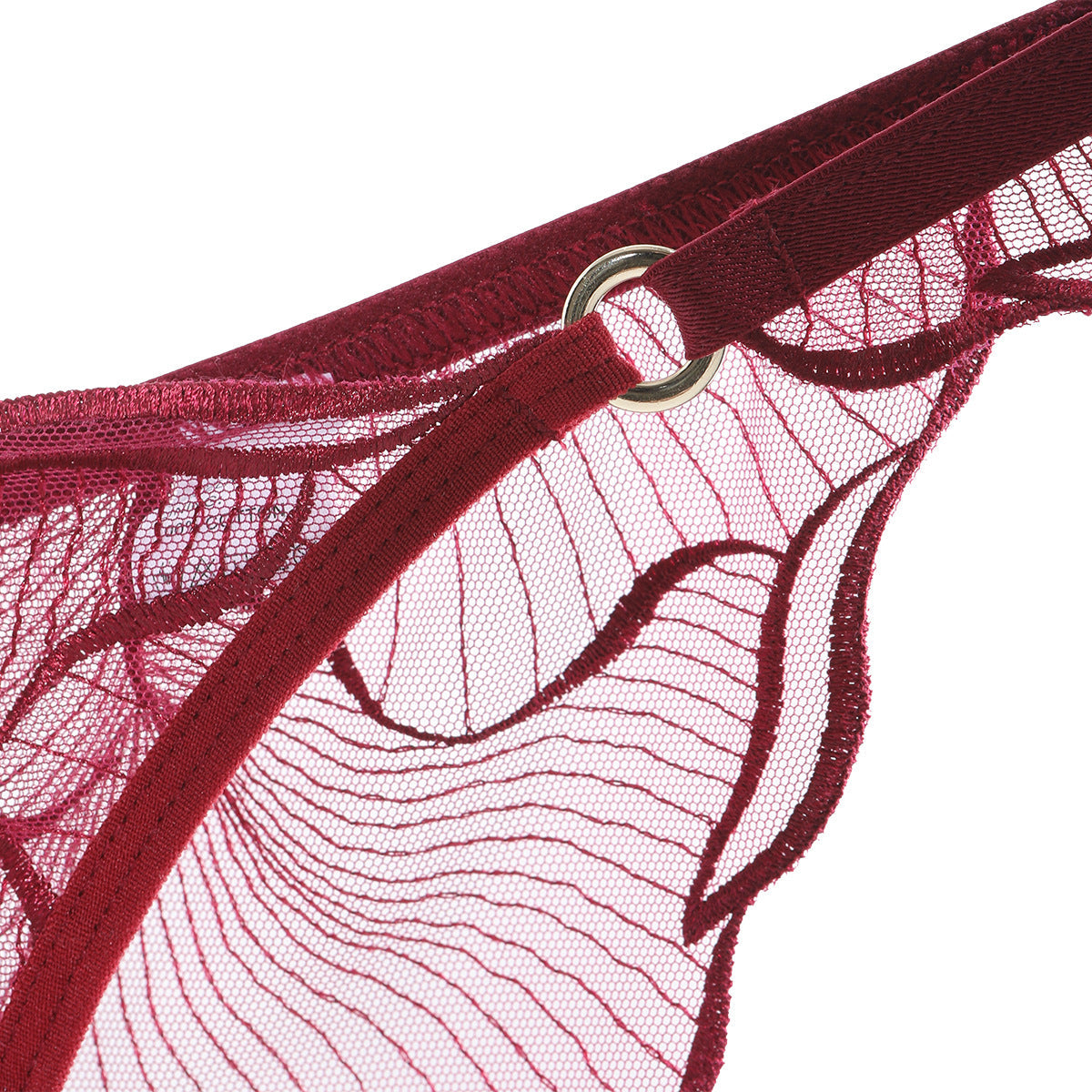 Onde di Velluto – Slip Ricamato in Tulle ADEA