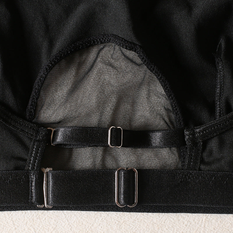 Completo intimo 3 pezzi Elegance in Mesh