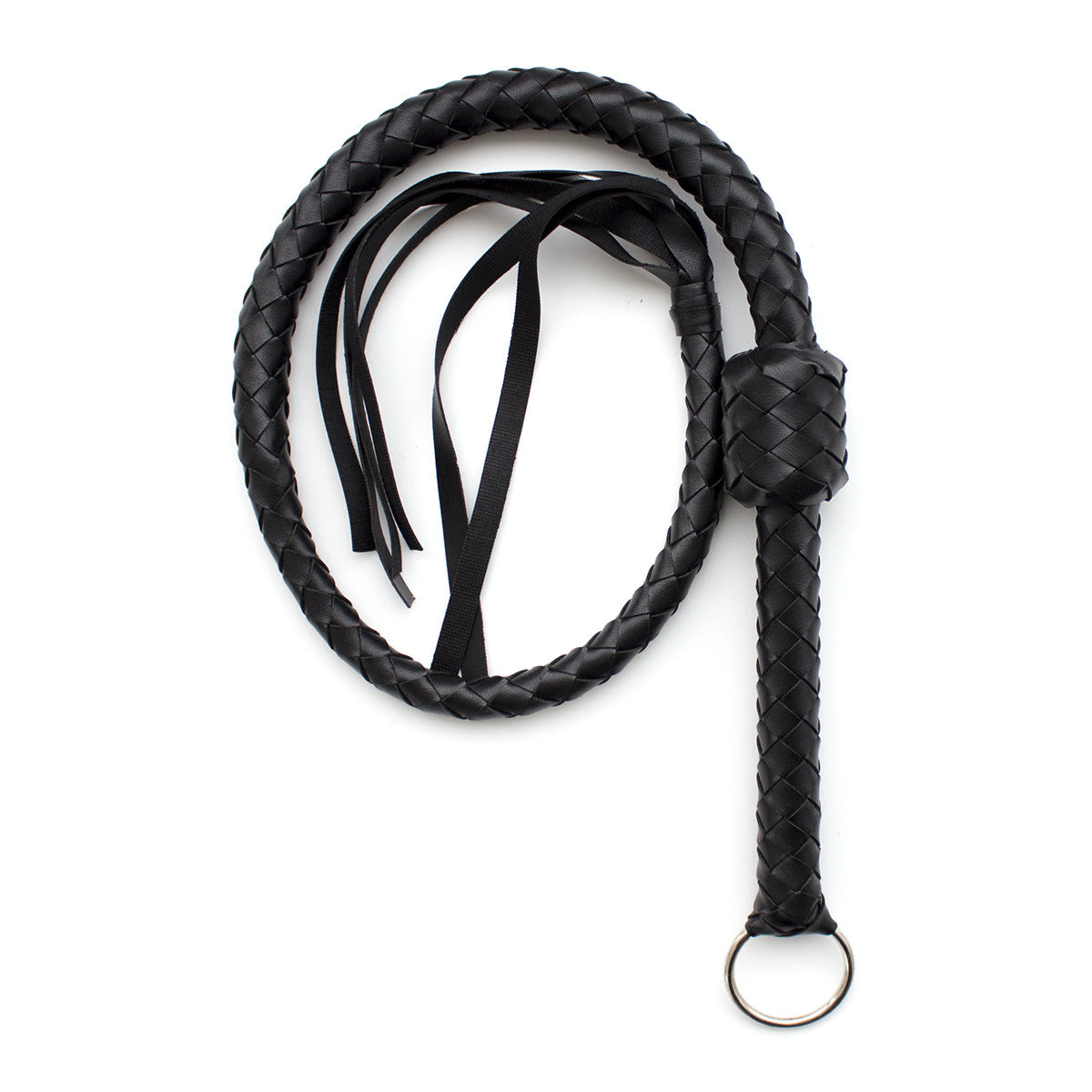Braided Leather Whip – Elegance and Control at Your Service