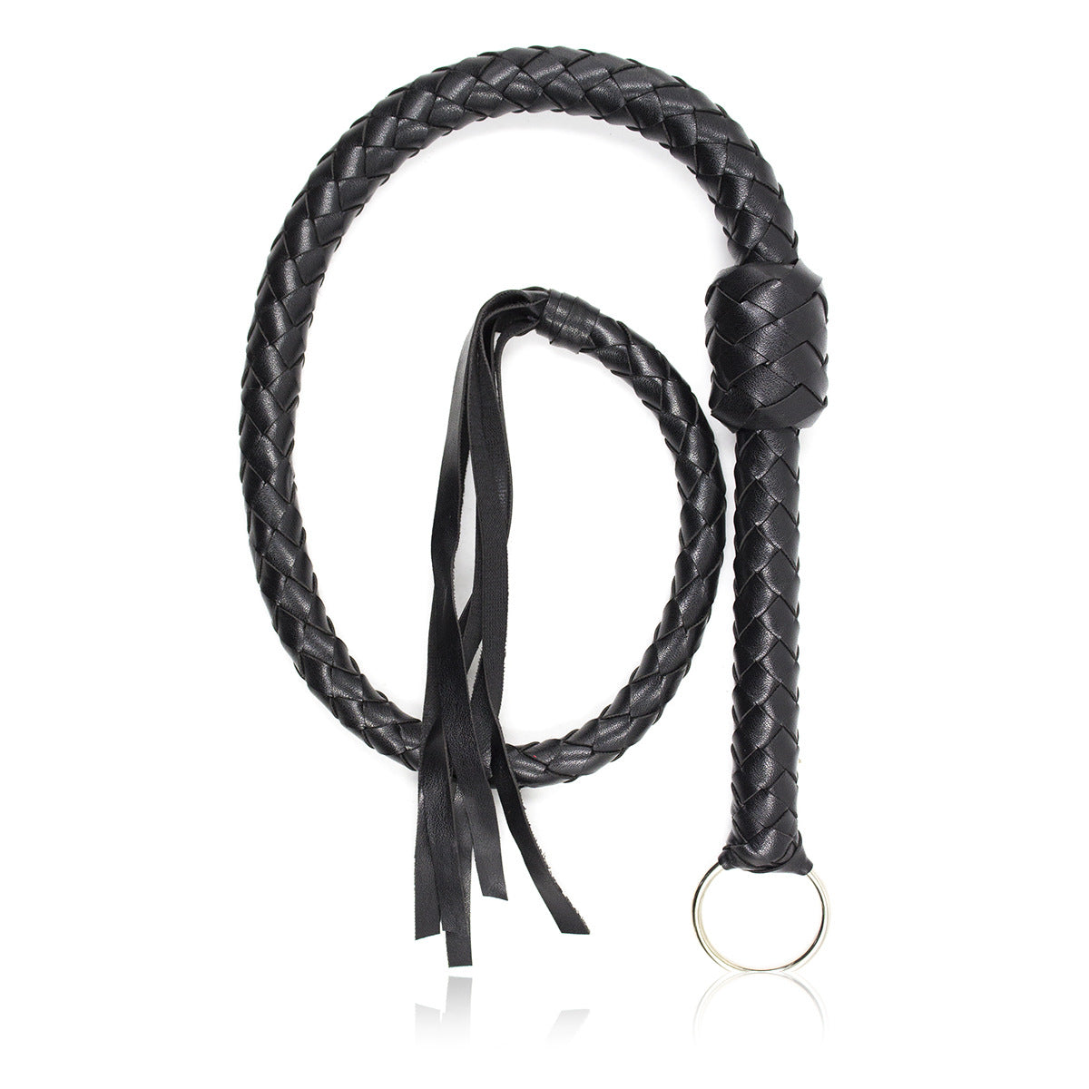 Braided Leather Whip – Elegance and Control at Your Service