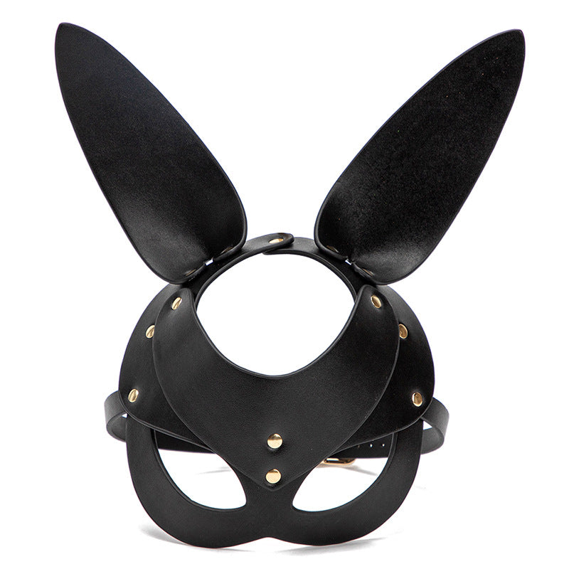 Maschera da coniglio in pelle Midnight Mischief