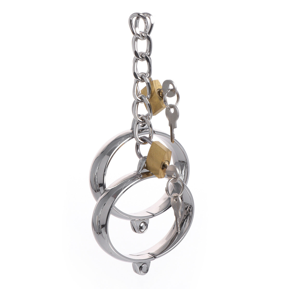 Braccialetti con polsini a catena con chiusura in argento